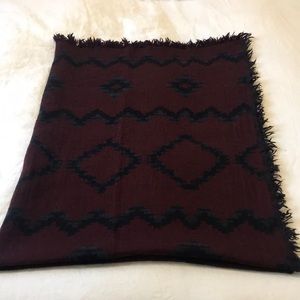 Wilfred Reversible Diamond Mosaic Blanket Scarf